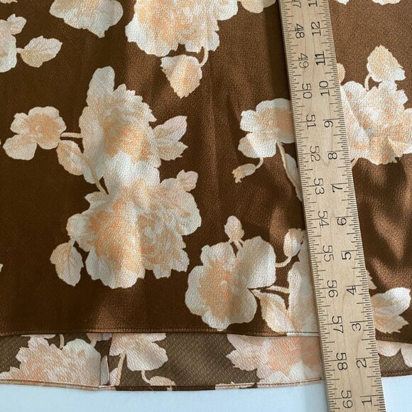 Vince Brown Floral Maxi Dress - Picture 10 of 11